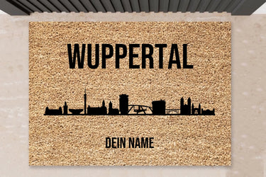 Fußmatte Wuppertal Skyline